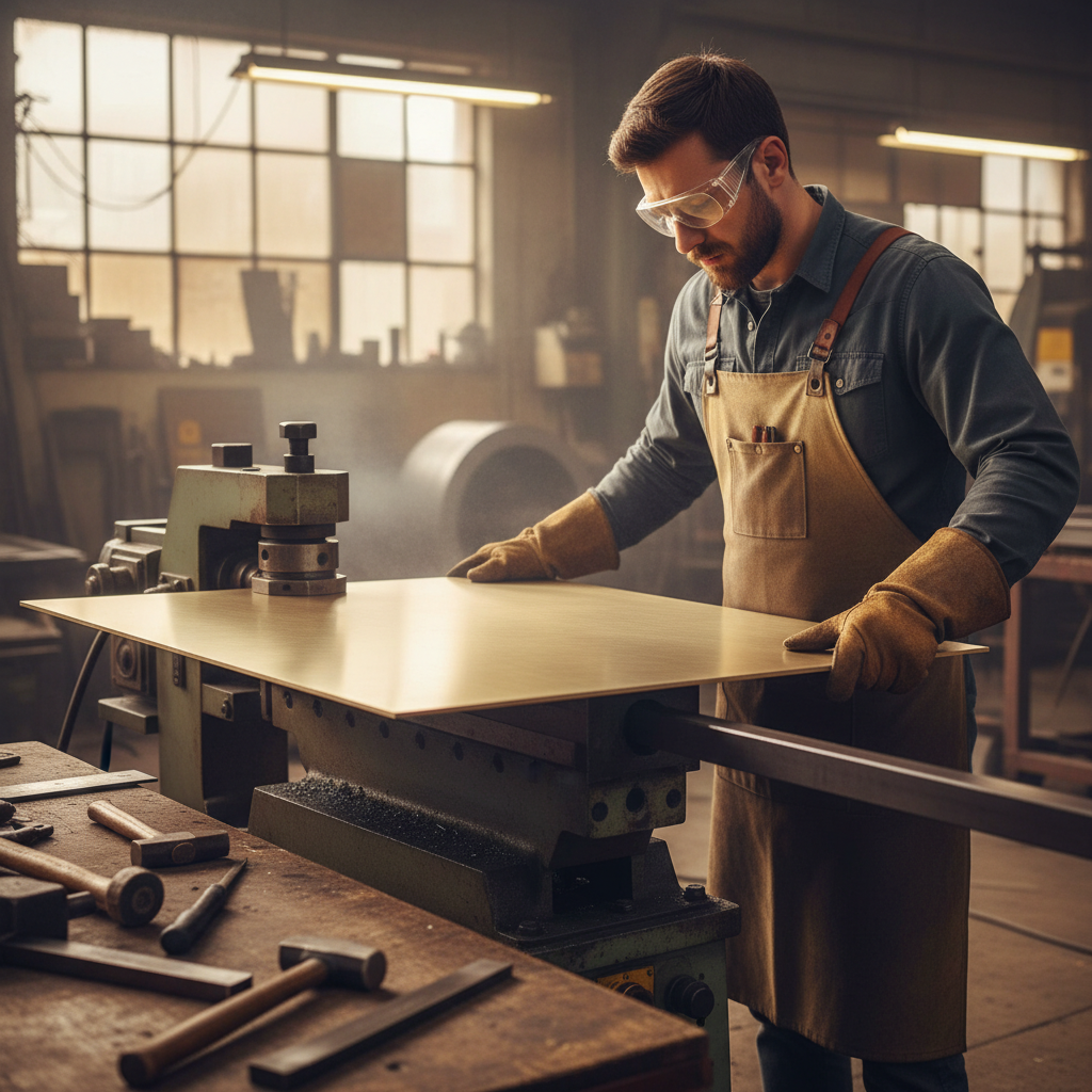 Premium 2000mm x 1000mm x 1.2mm Plain Finish Brass Sheet - Ductile and Corrosion Resistant for Various Applications 2000 × 1000 × 1.2 mm – photo 1 of 2