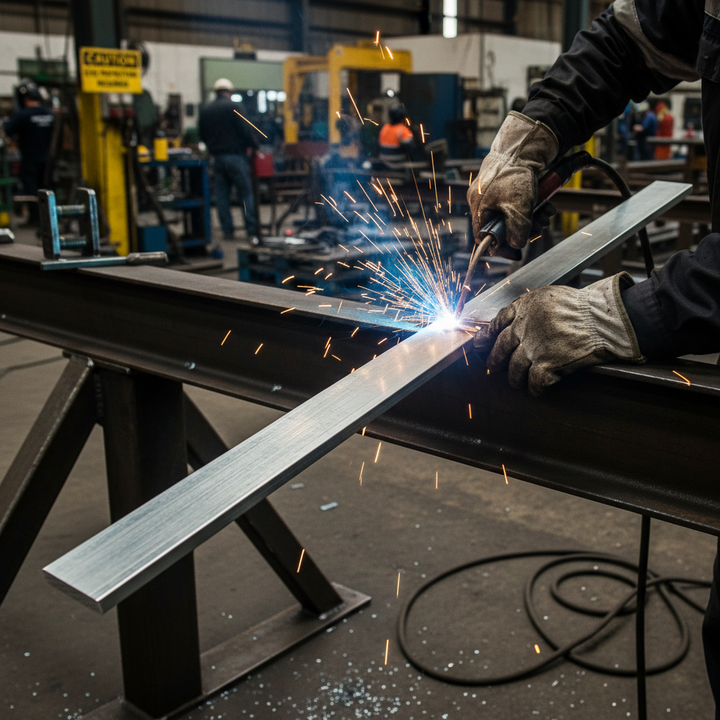 Premium Structural Grade 6082 T6 Aluminium Flat Bar 150mm x 5mm - High Strength and Corrosion Resistant for Trusses, Bridges, and More