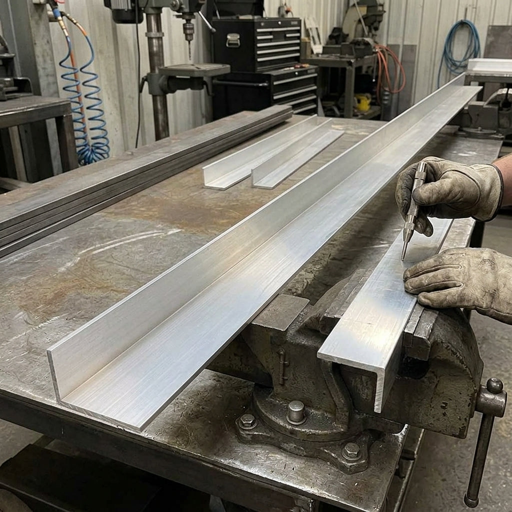 Tailored Aluminium L-Shaped Angle with Unequal Sides  – photo 1 of 2