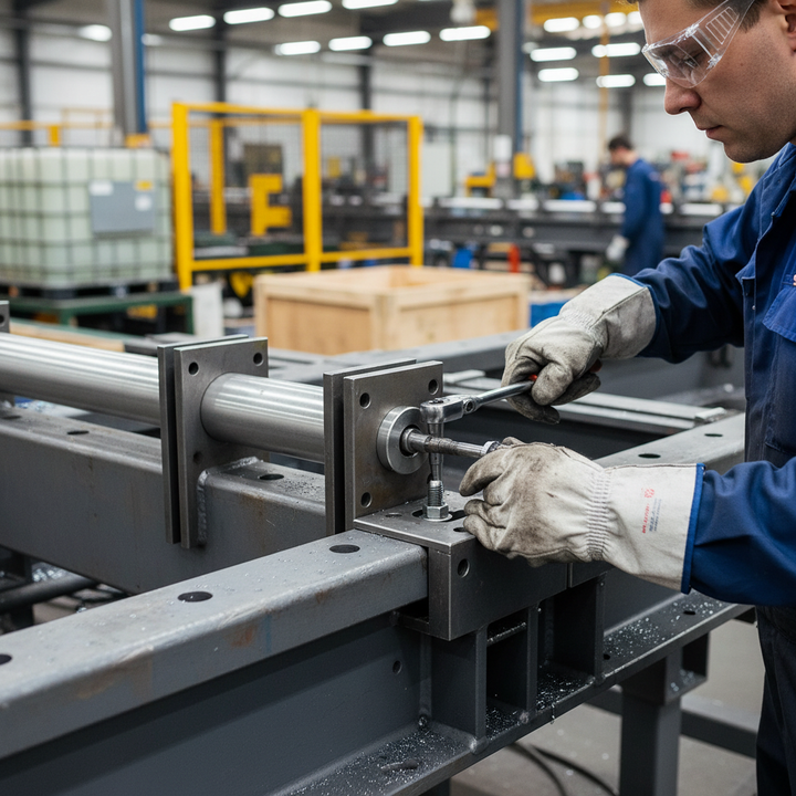 Premium Structural Grade Aluminium Round Bar 60.3mm Diameter - High-Strength 6082 T6 Alloy for Trusses, Bridges, and Cranes