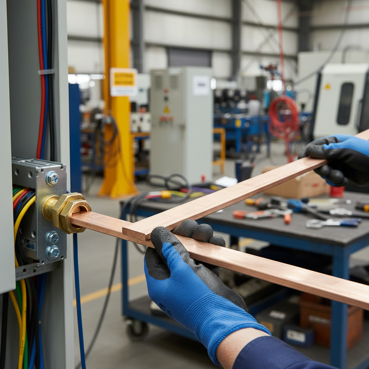 Premium High-Performance Copper Flat Bar 38.1mm x 4.8mm for Electronics and Automotive Applications