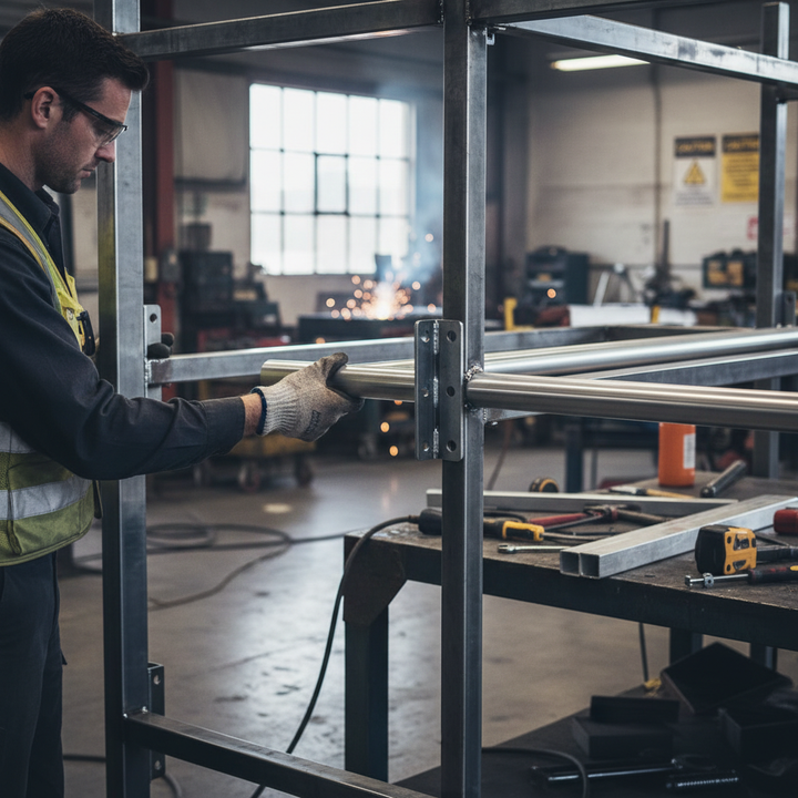 Premium Heavy Duty Aluminium Round Tube 101.6mm x 3.2mm - High Strength 6082 T6 Alloy for Structural Applications