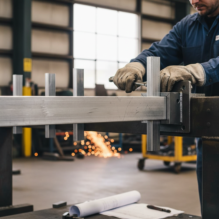 Premium Structural Grade Aluminium Square Bar 76.2mm (3") - High Strength Alloy with Excellent Machinability and Weldability