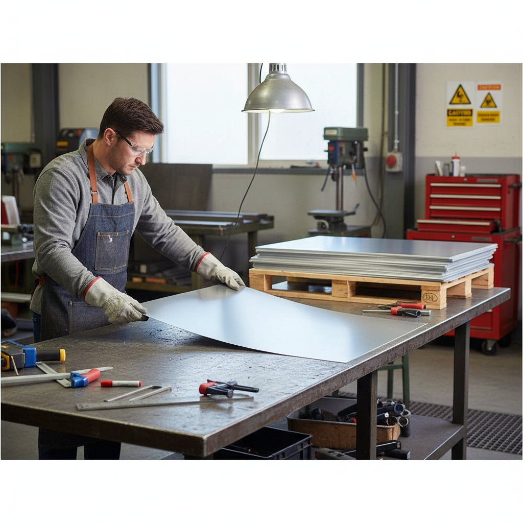 5251 Aluminium Sheet 2000 × 1000 × 1.0 mm – photo 1 of 2