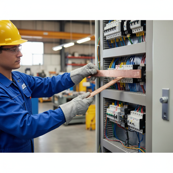 Premium High Conductivity Copper Flat Bar 80mm x 10mm - Ideal for Electronics, Automotive, and Architectural Applications