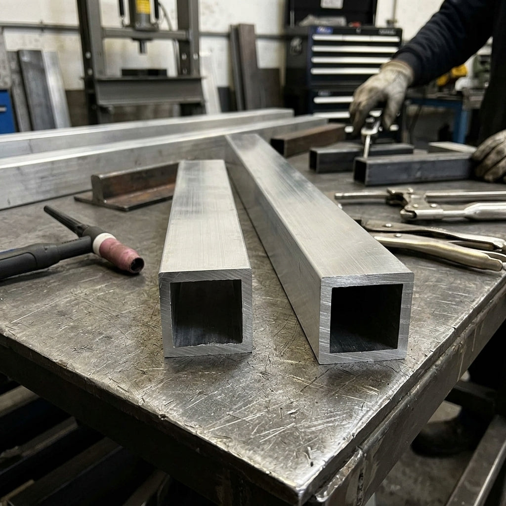 Aluminium Box Section Square Tube Made to Measure  – photo 1 of 2