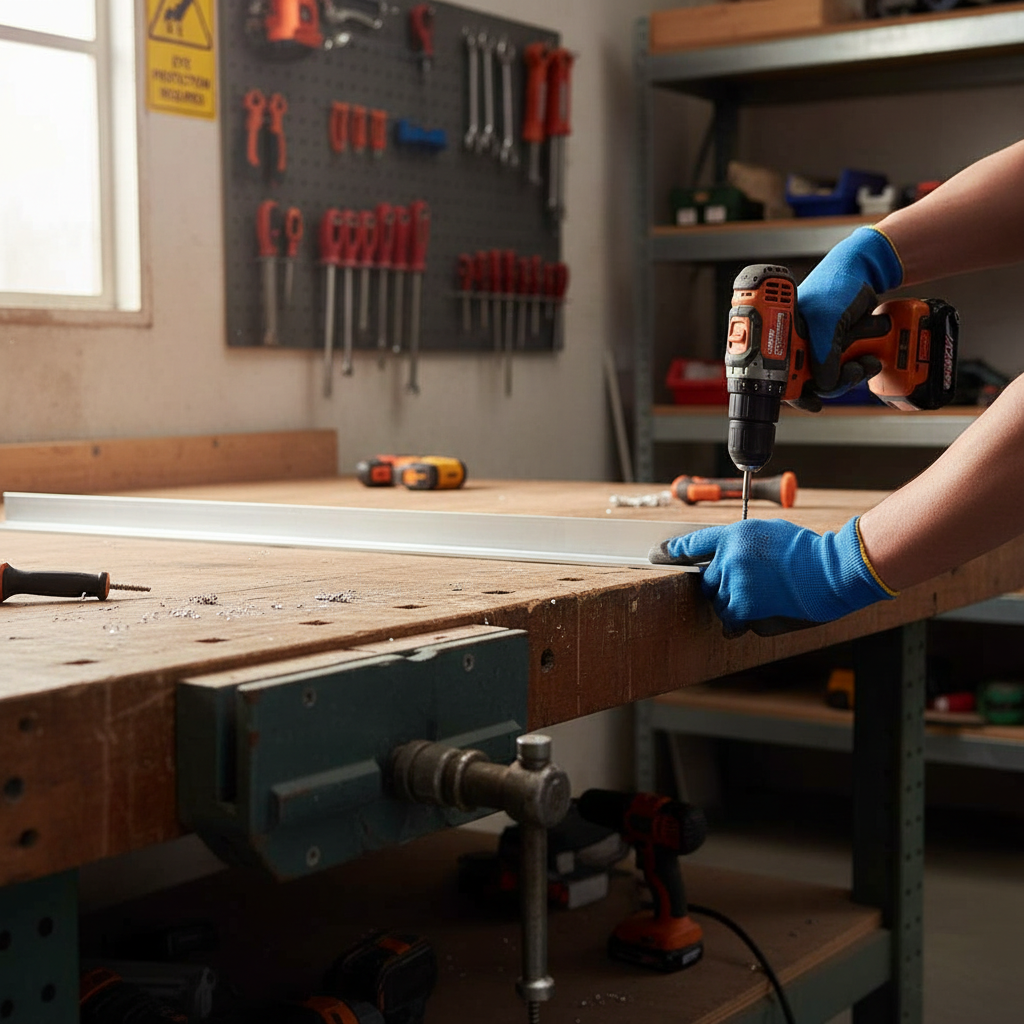 Premium Heavy Duty Aluminium Unequal Angle 38.1mm x 12.7mm x 3.2mm - Grade 6063 T6 for Versatile Applications