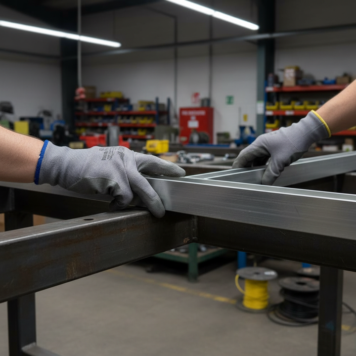 Premium 50.8mm x 50.8mm x 3.2mm Plain Finish Aluminium Channel for Structural Applications