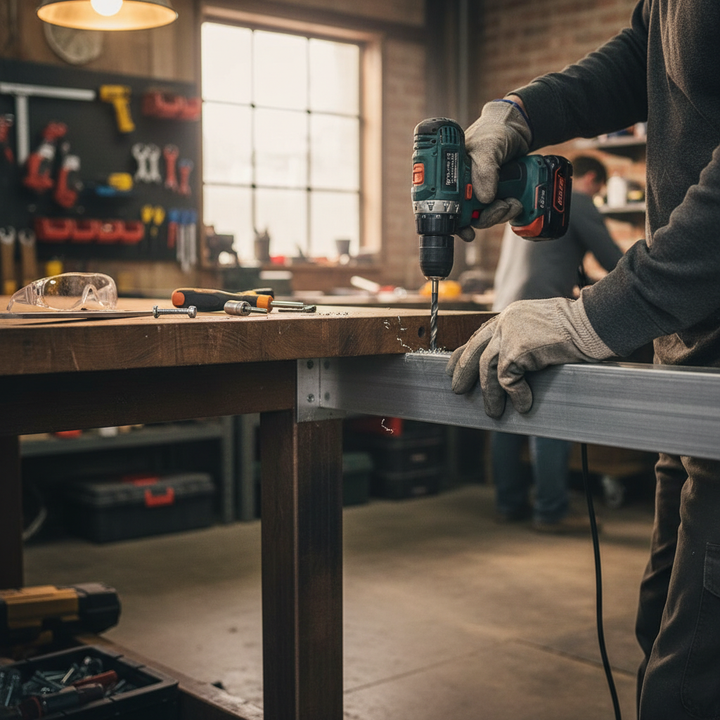 Premium Structural Aluminium T-Section 19mm x 19mm x 3.2mm - High Strength 6082 T6 Alloy for Heavy Duty Applications