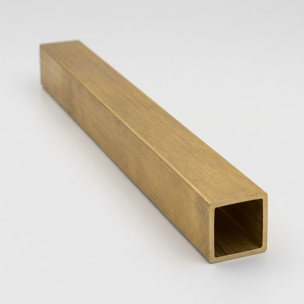 Brass CZ108 Box Section Square Tube Custom Dimensions (view 2)