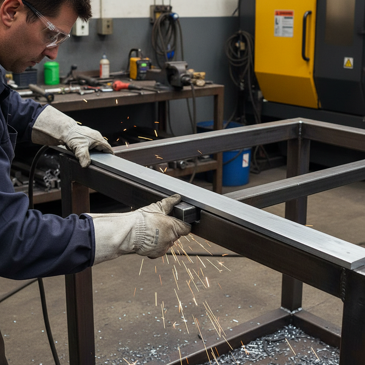 Premium Structural Grade Aluminium Flat Bar 15.8mm x 9.5mm - High Strength 6082 T6 Alloy for Heavy Duty Applications