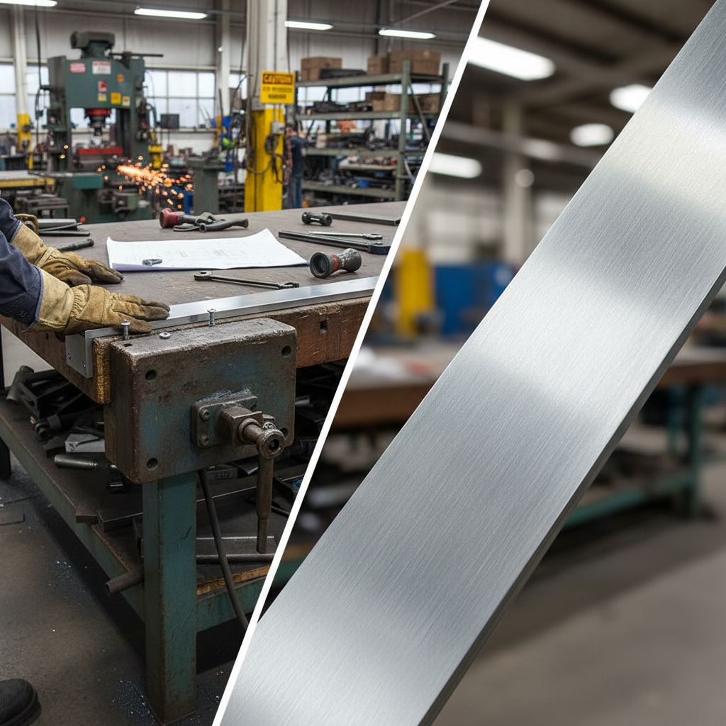 6082 Aluminium Flat Bar 12.7 × 4.8 mm (1/2″ × 3/16″) – photo 1 of 2