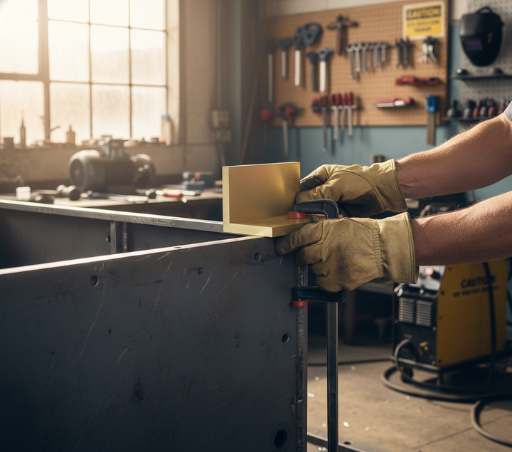 Premium Plain Finish Brass Angle 25.4mm x 25.4mm x 1.6mm - High Strength, Corrosion Resistant, Ideal for Decorative Applications