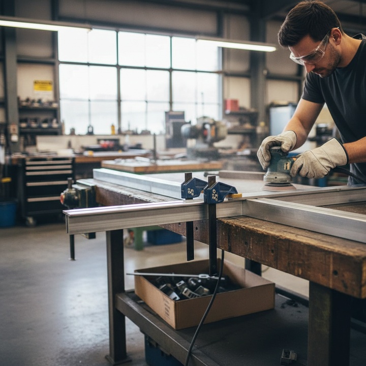 Premium Heavy Duty Aluminium T-Section 38.1mm x 38.1mm x 6.3mm for Structural Applications