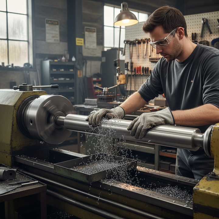 Professional 279.4mm (11") Diameter Plain Finish Round Bar - High-Strength Structural Grade 6082 T6 Aluminium Alloy