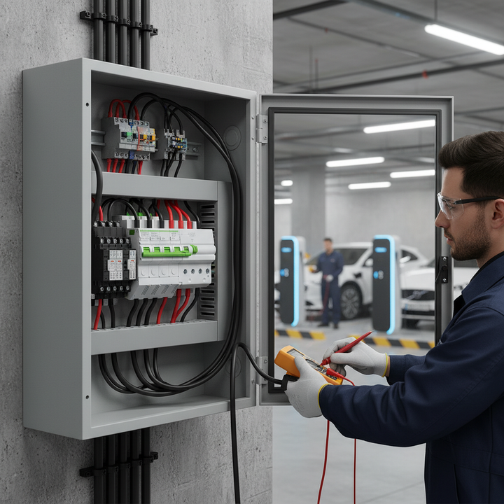 Premium 40 Amp 30mA 4-Pole Residual Current Circuit Breaker with Instantaneous Tripping