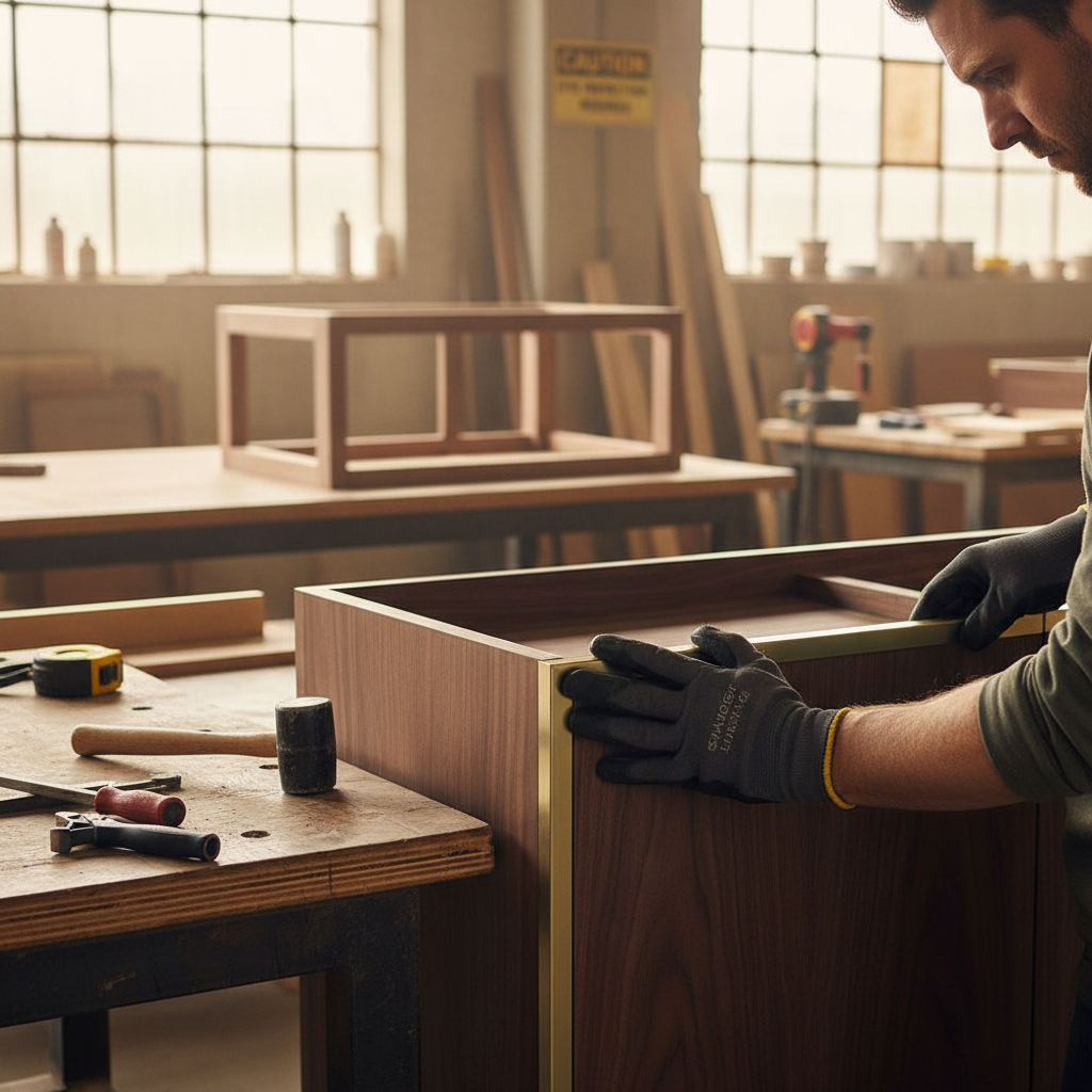 Premium Plain Finish Brass Channel 25.4mm x 25.4mm x 3.2mm for Edging and Model Making