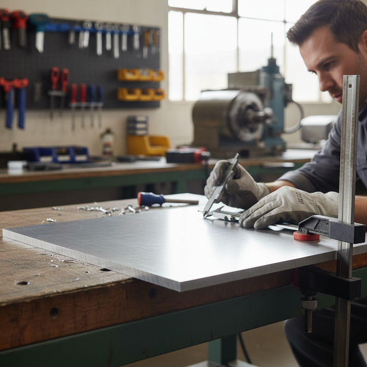 Premium 12mm Aluminium Cast Tooling Plate - High Precision, Excellent Machinability, and Corrosion Resistance for CNC and 3D Printing Applications