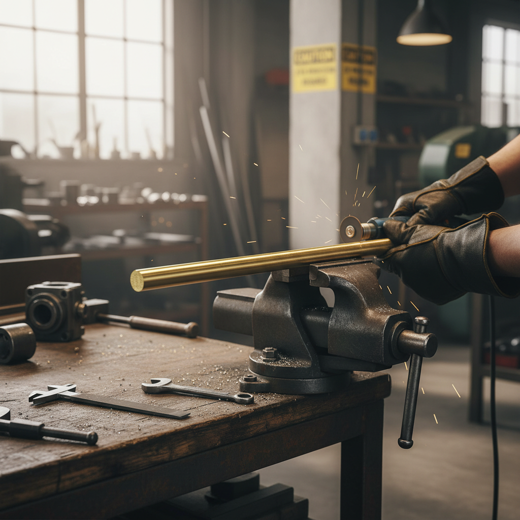 Premium 16mm Diameter Brass Round Bar - High-Performance CZ121 Alloy with Excellent Machinability and Strength