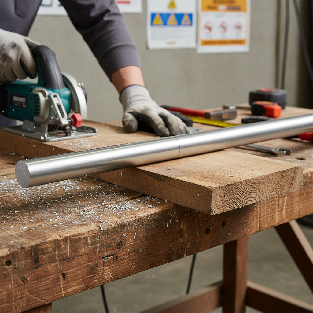 Premium 30mm Diameter Plain Finish Aluminium Round Bar - High-Strength 6082 T6 Alloy for Structural Applications 30 mm – photo 2 of 2
