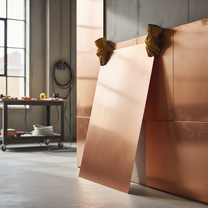 Premium 2000mm x 1000mm x 1.5mm Plain Finish Copper Sheet - High-Performance, Malleable, and Ductile for Various Applications