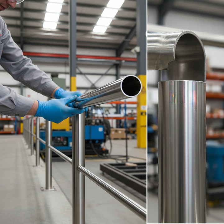 Premium 50.8mm x 1.5mm Mirror Polished 304 Stainless Steel Round Tube for Architectural and Commercial Applications