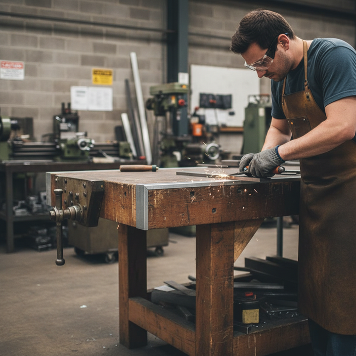 Premium Structural Grade 6082 T6 Aluminium Flat Bar 38.1mm x 6.3mm - High Strength Alloy for Trusses, Bridges, and Automotive Components