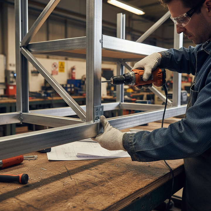 Premium Heavy Duty 44.5mm x 44.5mm x 3.2mm Aluminium Square Tube for Structural Applications