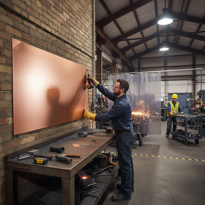 Premium High-Performance Copper Sheet 2000mm x 1000mm x 4mm for Versatile Applications