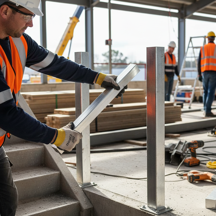 Premium Structural Grade Aluminium Square Bar 40mm - High Strength Alloy for Trusses, Bridges, and Automotive Applications