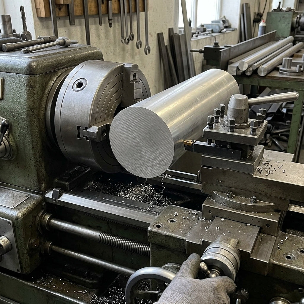 127mm Diameter Aluminium Rod 6082 – Custom Length 127 mm – photo 1 of 2