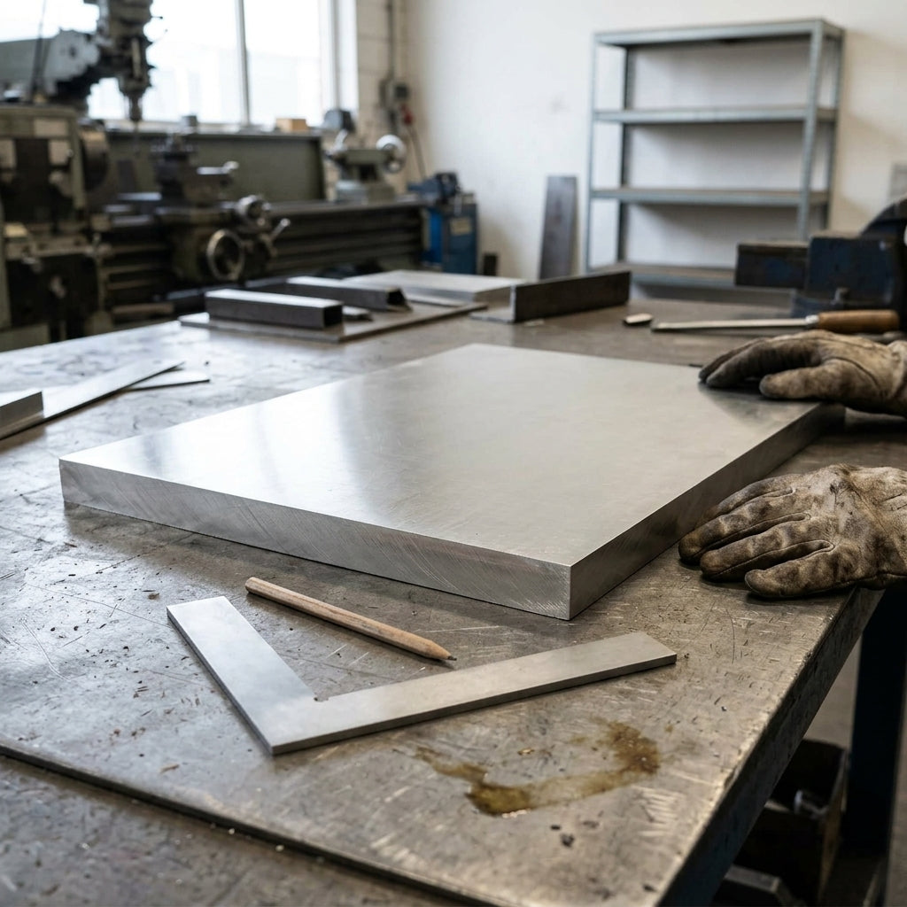 Aluminium Plate 60mm Thick 6082 - Cut to Size 60 mm – photo 1 of 2