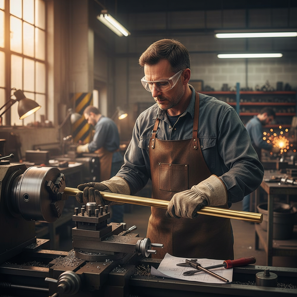 Premium Heavy Duty Brass Round Bar 101.6mm (4") Diameter - High-Performance CZ121 Alloy for Machinability and Strength