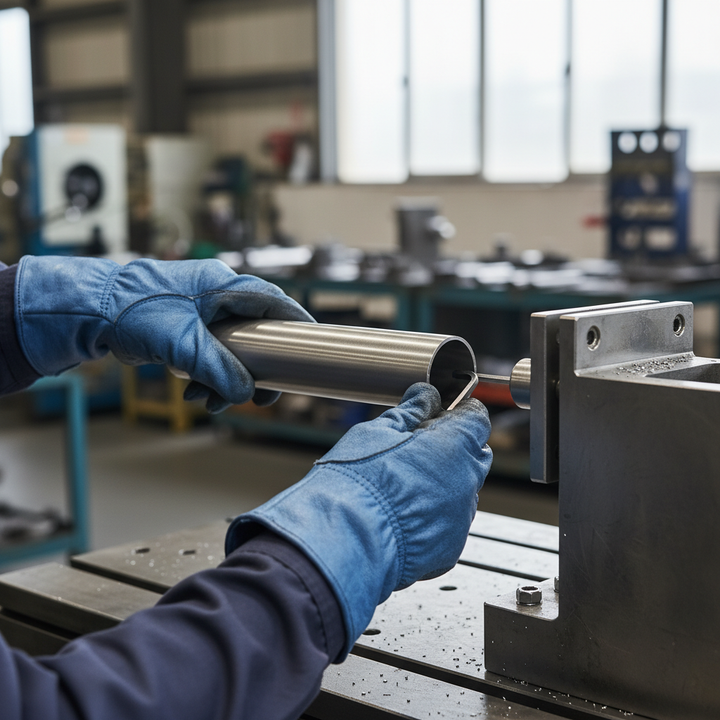 Premium 50mm x 3mm Brushed Polished Stainless Steel Tube - Durable and Corrosion Resistant for Versatile Applications
