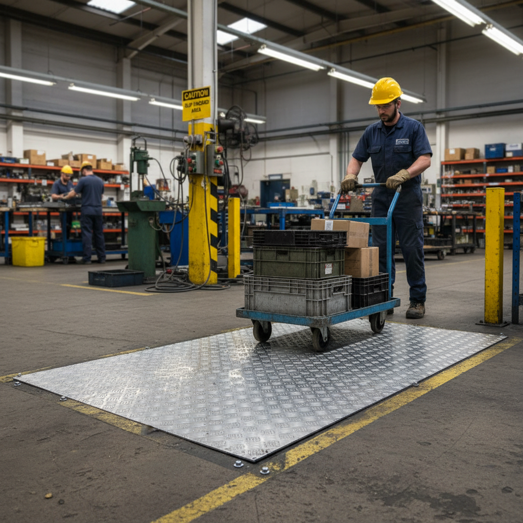 Premium Heavy Duty Aluminium Chequer Plate 2500mm x 1250mm x 2mm - Five Bar Tread Plate for Durability and Style