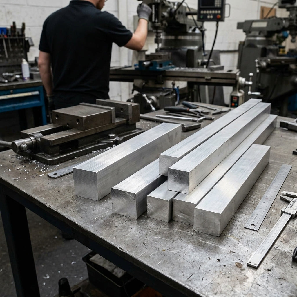 Aluminium Square Bar 69.9mm x 69.9mm 69.9 × 69.9 mm – photo 1 of 2