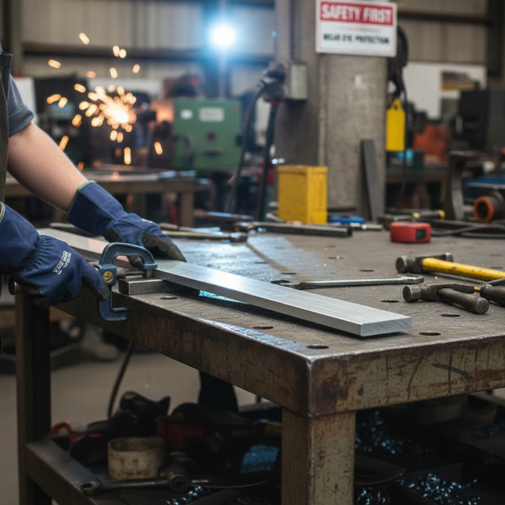 Premium Structural Grade 6082 T6 Aluminium Flat Bar 127mm x 19mm with High Strength and Corrosion Resistance for Heavy Use Applications