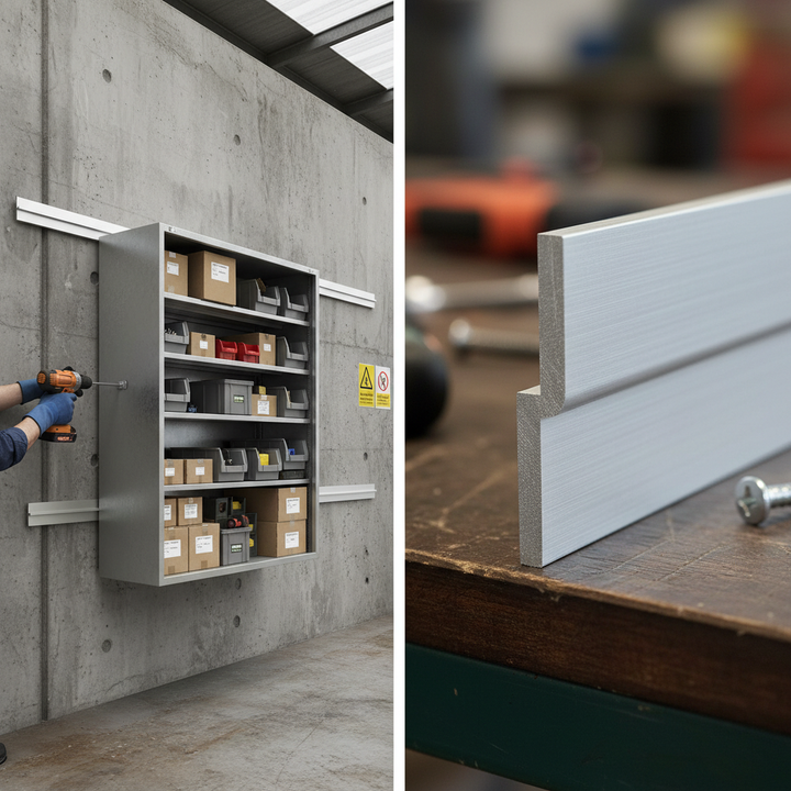 Premium Aluminium Z Shaped Section for Picture Hanging and Displays - Durable Corrosion-Resistant Alloy, Cut-to-Size Options Available