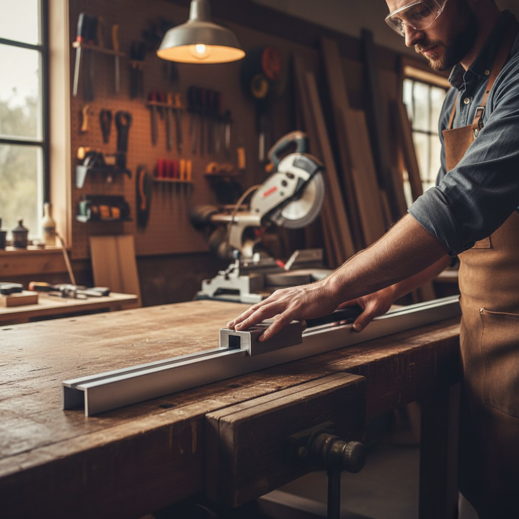 Premium Structural Aluminium Channel 25.4mm x 50.8mm x 3.2mm - High-Performance 6082 T6 Grade for Heavy Duty Applications