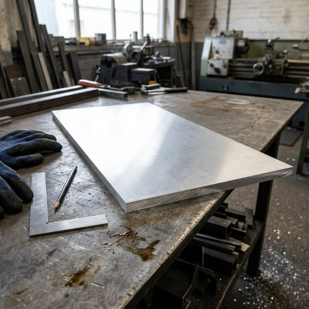 Aluminium Plate 5mm Thick 6082 - Cut to Size 5 mm – photo 1 of 2