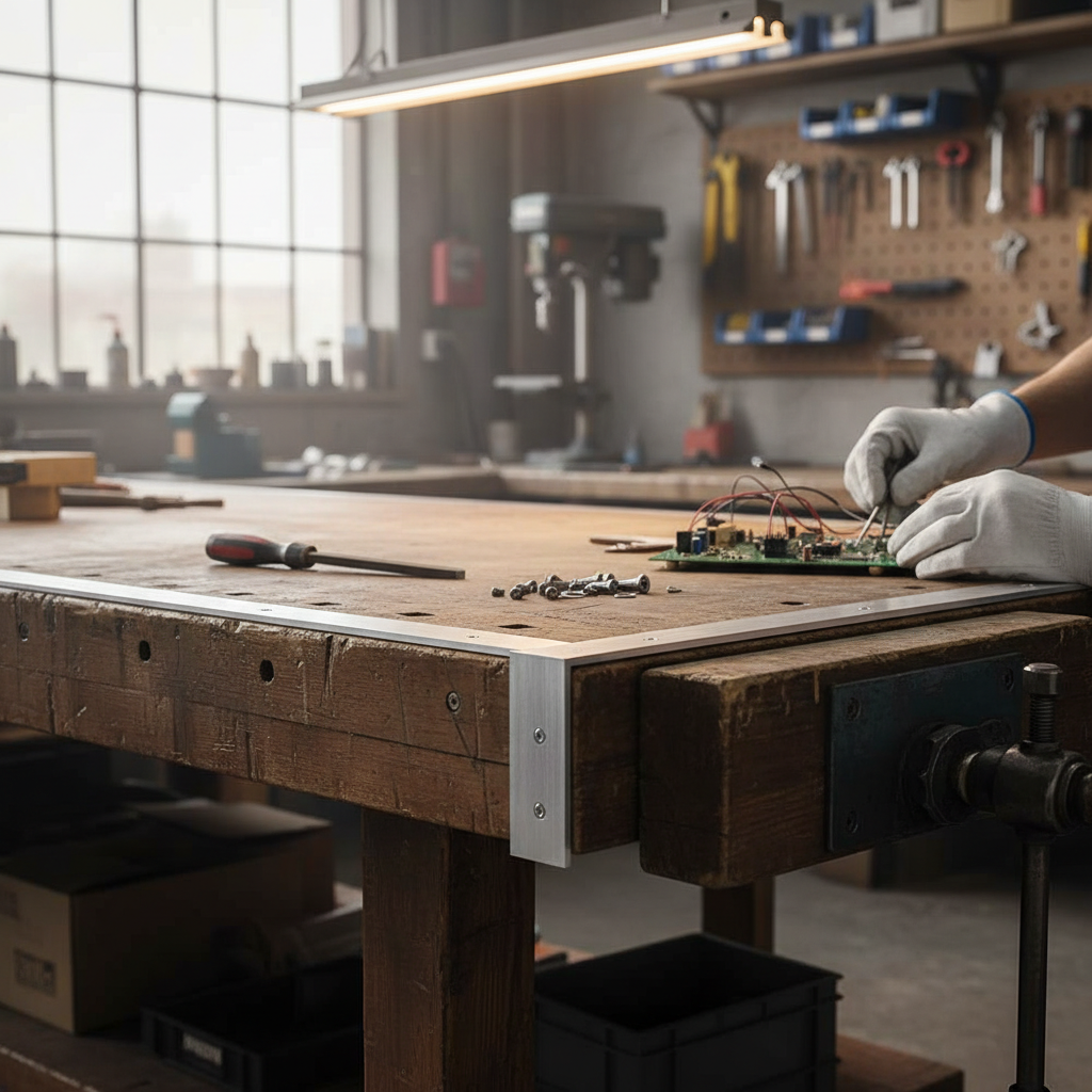 Premium Heavy Duty Aluminium Unequal Angle 38.1mm x 12.7mm x 3.2mm - Grade 6063 T6 for Versatile Applications