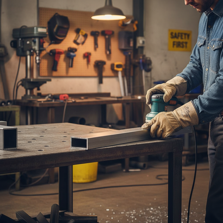 Premium Heavy Duty Aluminium Rectangular Tube 76.2mm x 50.8mm x 6.3mm - High-Strength Grade 6082 T6 for Versatile Applications