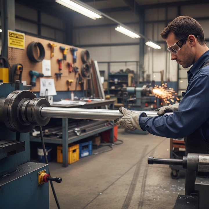 Premium Heavy Duty Aluminium Round Tube 114mm x 6.3mm - High Strength 6082 T6 Alloy for Structural Applications