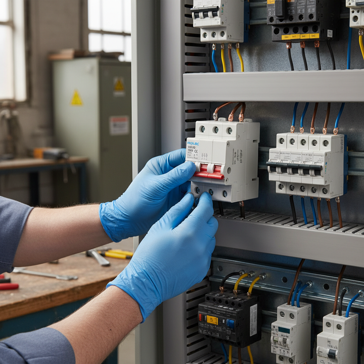 Premium 100 Amp 3 Pole Isolator Switch for Electrical Safety and Control - High-Quality Professional Grade for Industrial and Commercial Applications