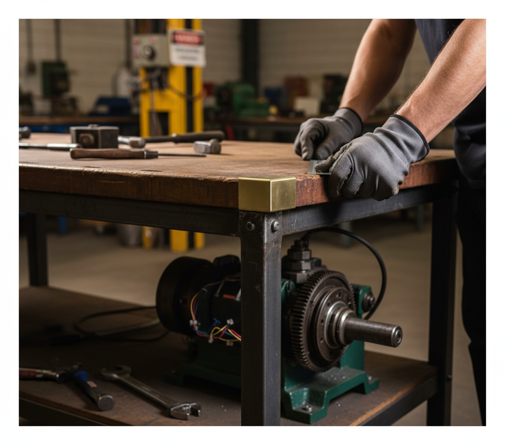 Premium Plain Finish Brass Angle 50.8mm x 50.8mm x 6.3mm - High-Performance Corrosion-Resistant Alloy for Decorative Applications