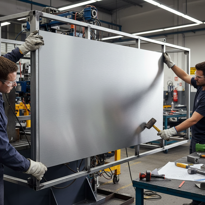 Premium Dull Polished Stainless Steel Sheet 2000mm x 1000mm x 4mm for Architectural and Commercial Use