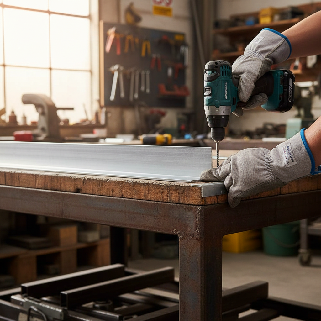 Premium Heavy Duty Aluminium Angle 63.5mm x 63.5mm x 4.76mm for Structural Applications