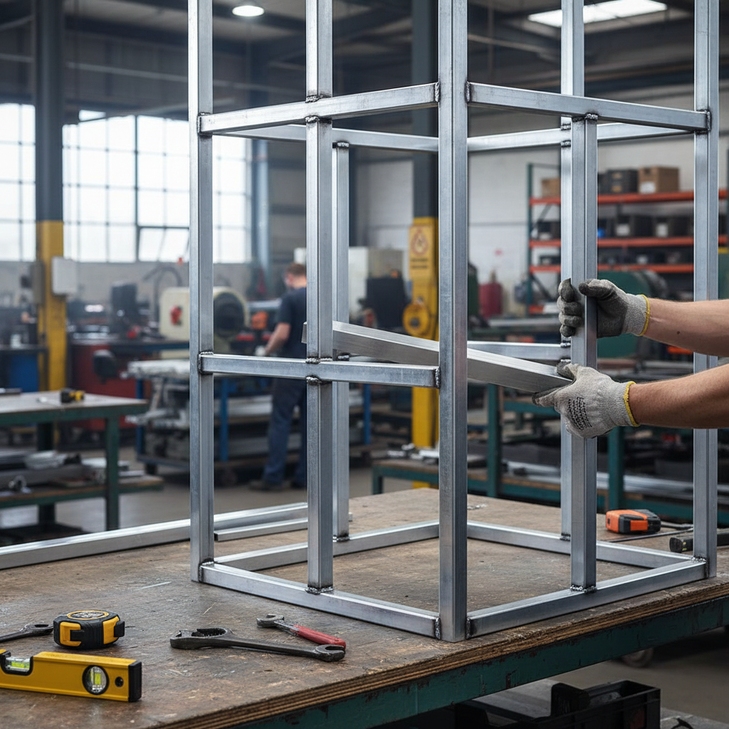 6082 Aluminium Rectangular Tube 60 × 40 × 3 mm – photo 1 of 2