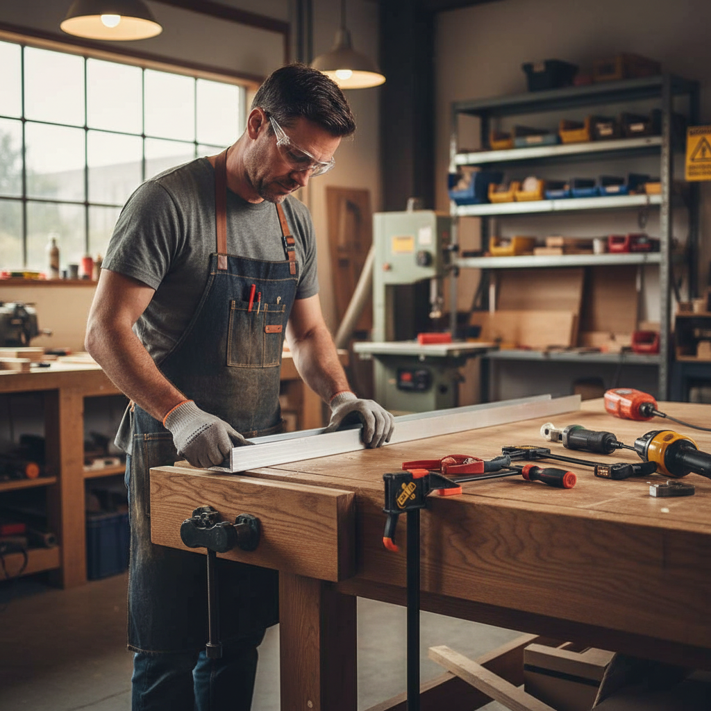 Premium Structural Aluminium Channel 31.7mm x 25.4mm x 3.2mm - High-Performance 6082 T6 U Channel for Heavy Duty Applications