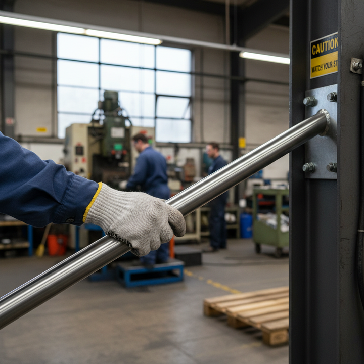 Professional 28.5mm x 1.6mm Brushed Polished Aluminium Round Tube - Heavy Duty, Corrosion Resistant for Structural Applications